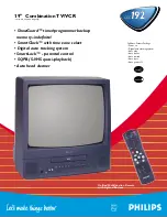 Philips CCC192AT Specifications preview