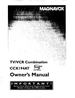 Предварительный просмотр 1 страницы Philips CCX194AT Owner'S Manual