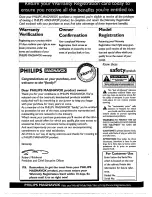 Предварительный просмотр 2 страницы Philips CCX194AT Owner'S Manual