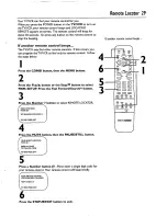 Предварительный просмотр 29 страницы Philips CCX194AT Owner'S Manual