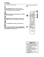 Предварительный просмотр 32 страницы Philips CCX194AT Owner'S Manual