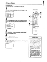 Предварительный просмотр 44 страницы Philips CCX194AT Owner'S Manual