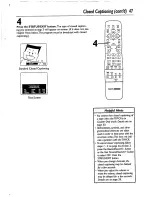 Предварительный просмотр 47 страницы Philips CCX194AT Owner'S Manual