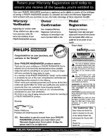 Preview for 2 page of Philips CCX253AT Owner'S Manual