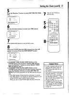 Preview for 17 page of Philips CCX253AT Owner'S Manual