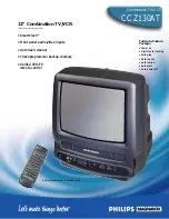 Preview for 1 page of Philips CCZ130AT Specifications