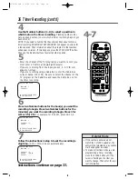 Предварительный просмотр 36 страницы Philips CCZ134AT Owner'S Manual