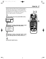 Предварительный просмотр 47 страницы Philips CCZ134AT Owner'S Manual