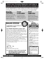 Preview for 2 page of Philips CCZ190AT Owner'S Manual