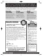 Preview for 2 page of Philips CCZ196AT Owner'S Manual