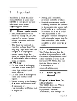 Preview for 4 page of Philips CD 140 User Manual