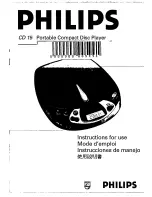 Philips CD 15 Instructions For Use Manual предпросмотр