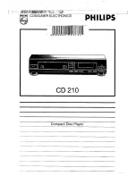 Philips CD 210 User Manual предпросмотр