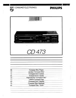 Philips CD 473 User Manual предпросмотр