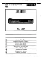 Предварительный просмотр 1 страницы Philips CD 582 User Manual