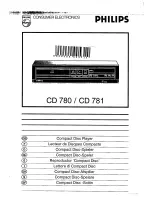 Предварительный просмотр 1 страницы Philips CD 780 User Manual