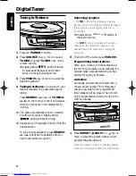 Предварительный просмотр 12 страницы Philips CD SOUND MACHINE WITH PP3-CD PLAYBACK AZ4000 User Manual