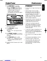 Предварительный просмотр 13 страницы Philips CD SOUND MACHINE WITH PP3-CD PLAYBACK AZ4000 User Manual