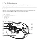 Предварительный просмотр 4 страницы Philips CD Soundmachine AZ1047 User Manual