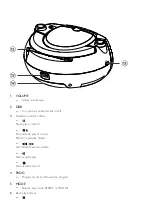 Предварительный просмотр 5 страницы Philips CD Soundmachine AZ1047 User Manual