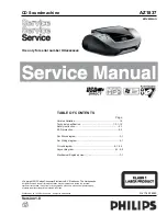 Предварительный просмотр 28 страницы Philips CD Soundmachine AZ1837 Service Manual