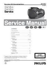 Preview for 1 page of Philips CD Soundmachine AZ1852 Service Manual