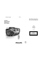 Philips CD SOUNDMACHINE AZ2060 User Manual предпросмотр