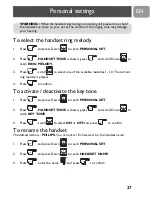 Preview for 27 page of Philips CD1351S User Manual