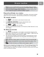 Preview for 39 page of Philips CD1351S User Manual