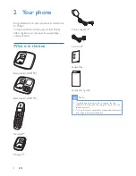 Предварительный просмотр 6 страницы Philips CD190 User Manual