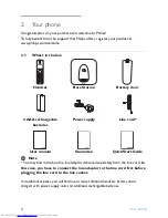 Предварительный просмотр 8 страницы Philips CD250, CD255, SE250, SE255 User Manual