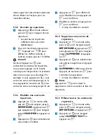 Preview for 26 page of Philips CD255 (French) Mode D'Emploi