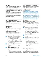 Preview for 38 page of Philips CD255 (French) Mode D'Emploi