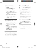 Preview for 14 page of Philips CD2752S User Manual