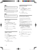 Preview for 22 page of Philips CD2752S User Manual