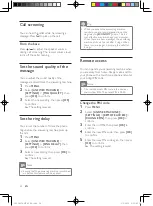 Preview for 34 page of Philips CD2752S User Manual