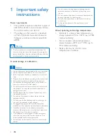 Preview for 4 page of Philips CD2950 User Manual