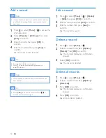 Preview for 20 page of Philips CD490 User Manual