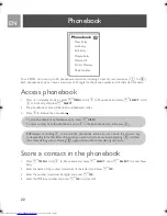 Предварительный просмотр 22 страницы Philips CD535 User Manual