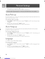 Предварительный просмотр 38 страницы Philips CD535 User Manual