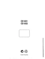 Preview for 12 page of Philips CD601 User Manual
