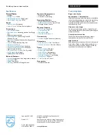 Preview for 2 page of Philips CD6451B/37 Specifications