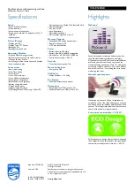 Preview for 2 page of Philips CD6852B Specifications