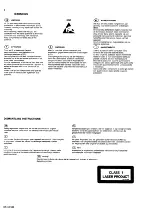 Preview for 4 page of Philips CD850II Service Manual