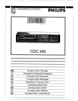 Philips CDC 486 User Manual preview