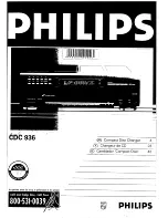 Philips CDC 936 User Manual preview