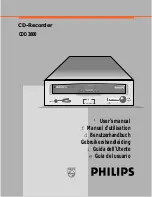 Philips CDD260 User Manual preview