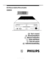 Preview for 1 page of Philips CDD3610 User Manual