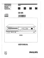 Предварительный просмотр 1 страницы Philips CDI 605 User Manual