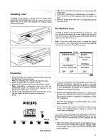 Предварительный просмотр 11 страницы Philips CDI 605 User Manual